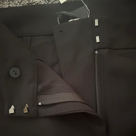 Eileen Fisher Black Straight Pants Size PP New With Tags - Picture 8 of 16